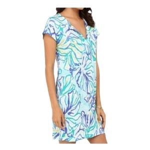 Lilly Pulitzer Duval Dress Pool Blue Stay Cool